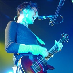 Matt performing on stage