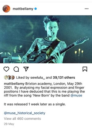 Matt's Instagram Post