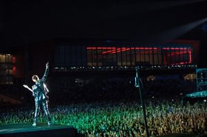 Matt at Old Trafford Cricket Ground