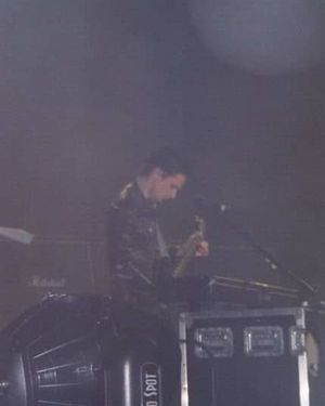 Matt during the show